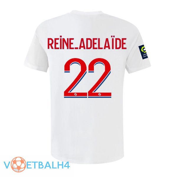 lyon (REINE-ADELAÏDE 22) voetbal jerseys thuis wit 2022-2023