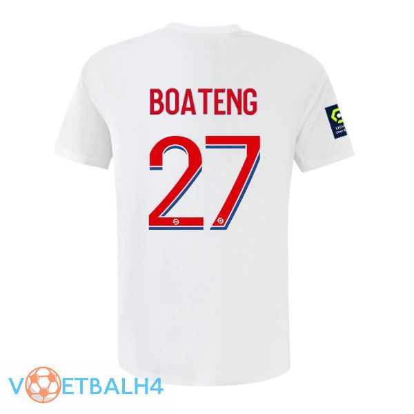 lyon (BOATENG 27) voetbal jerseys thuis wit 2022-2023