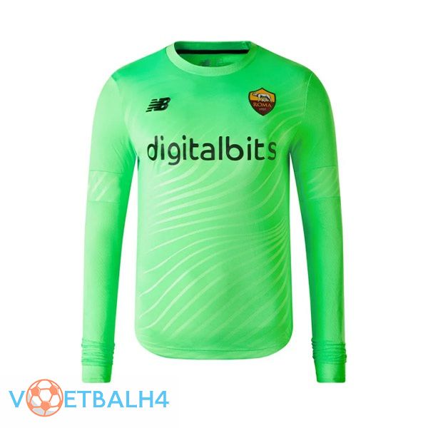 AS Roma voetbal jersey doelman lange mouwgroente 2022/2023