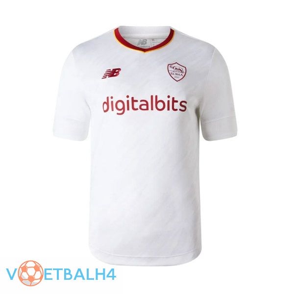 AS Roma voetbal jersey uit wit 2022/2023