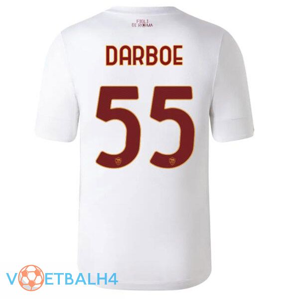 AS Roma (DARBOE 55) voetbal jerseys uit wit 2022-2023