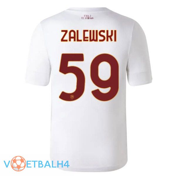 AS Roma (ZALEWSKI 59) voetbal jerseys uit wit 2022-2023