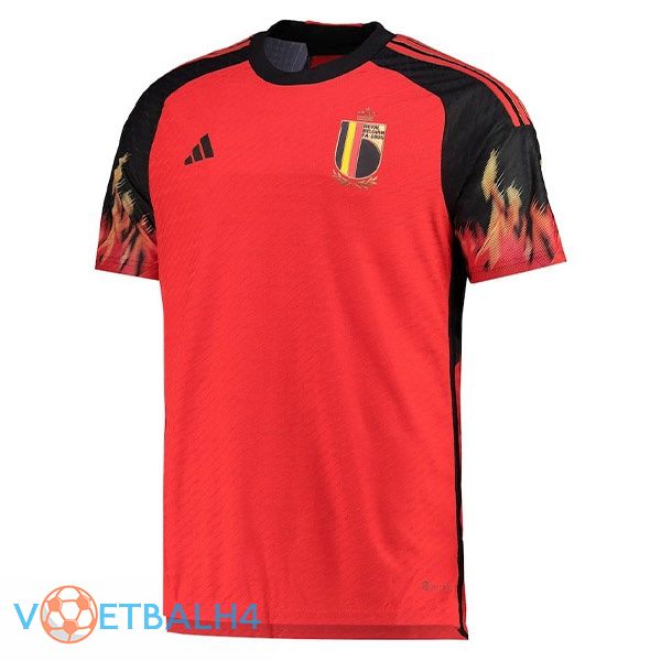 België voetbal jerseys thuis rood 2022-2023