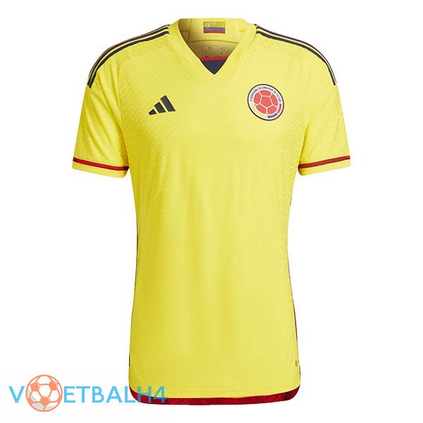 Colombia voetbal jersey thuis geel 2022/2023