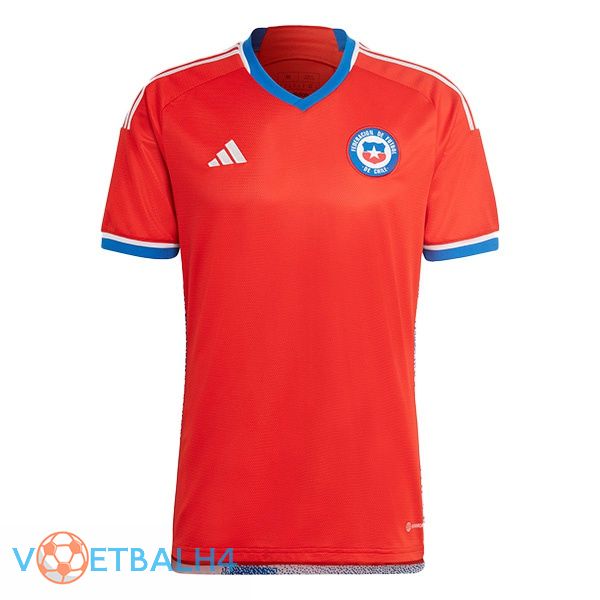 Chile voetbal jersey thuis rood 2022/2023