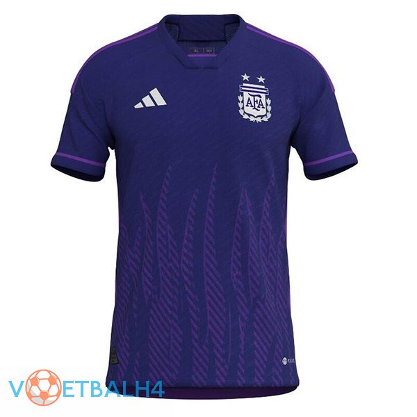 Argentinië voetbal jersey uit paars 2022/2023