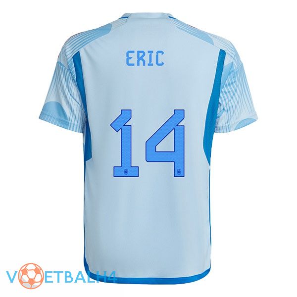 Spanje (ERIC 14) voetbal jerseys uit blauw wit 2022-2023