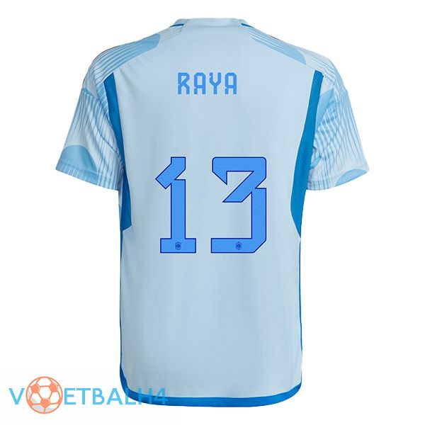 Spanje (RAYA 13) voetbal jerseys uit blauw wit 2022-2023