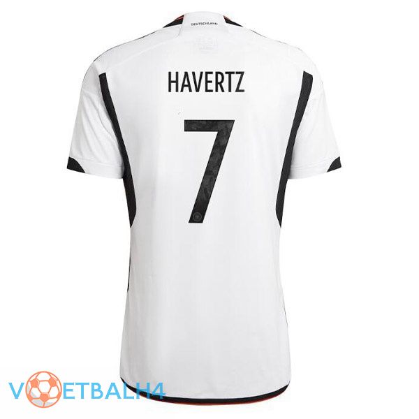 Duitsland (HAgroenteZ 7) voetbal jerseys thuis zwart wit 2022-2023