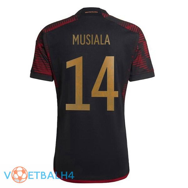 Duitsland (MUSIALA 14) voetbal jerseys uit zwart 2022-2023