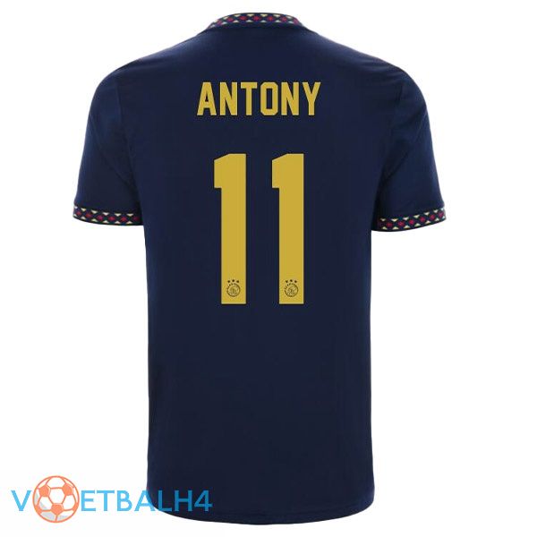 AFC Ajax (Antony 11) voetbal jerseys uit zwart 2022-2023