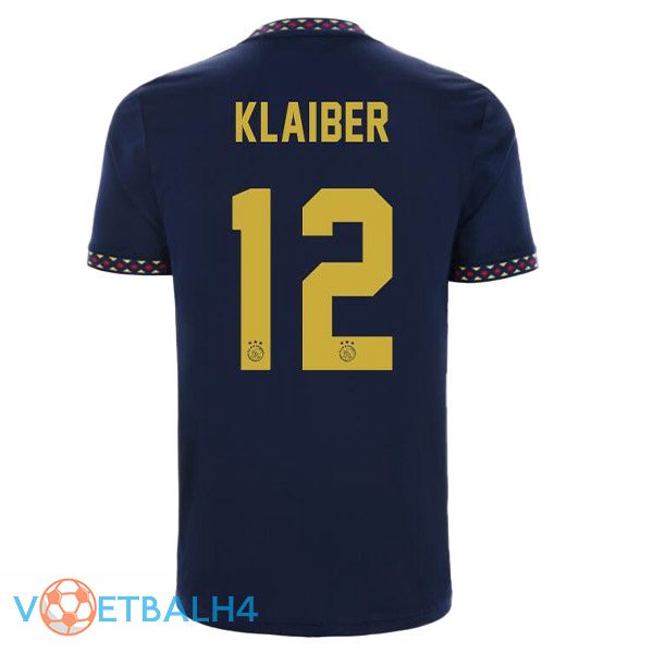 AFC Ajax (Klaiber 12) voetbal jerseys uit zwart 2022-2023