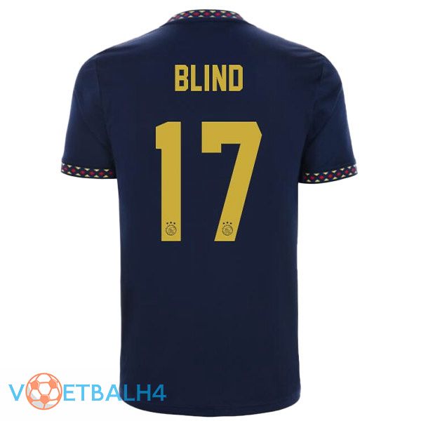 AFC Ajax (Blind 17) voetbal jerseys uit zwart 2022-2023