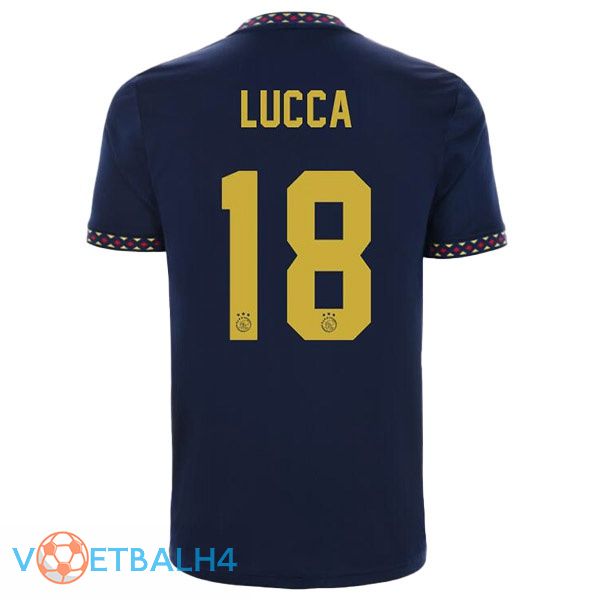 AFC Ajax (Lucca 18) voetbal jerseys uit zwart 2022-2023