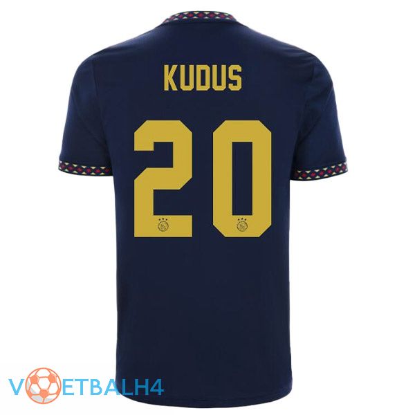 AFC Ajax (Kudus 20) voetbal jerseys uit zwart 2022-2023