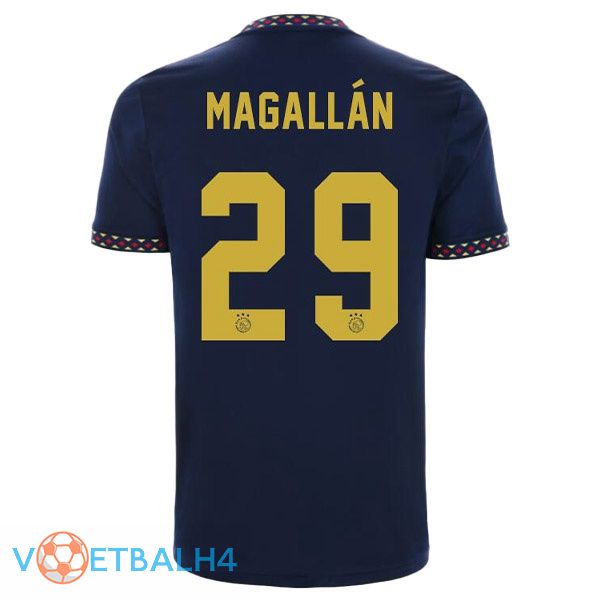 AFC Ajax (Magallán 29) voetbal jerseys uit zwart 2022-2023