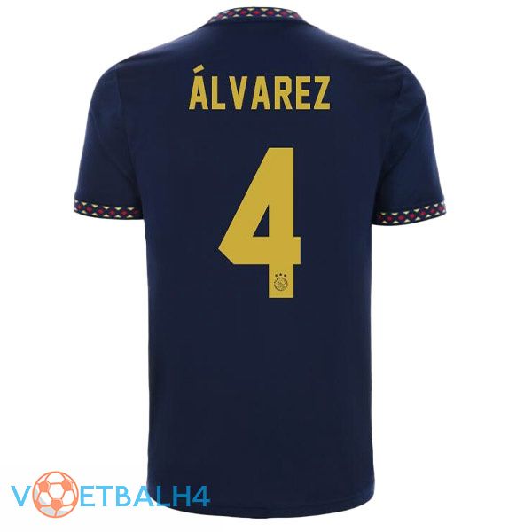 AFC Ajax (Álvarez 4) voetbal jerseys uit zwart 2022-2023