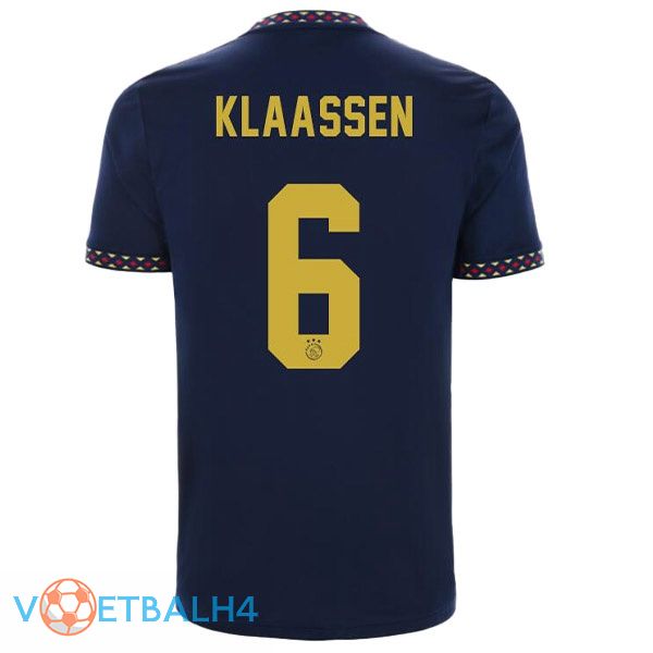 AFC Ajax (Klaassen 6) voetbal jerseys uit zwart 2022-2023