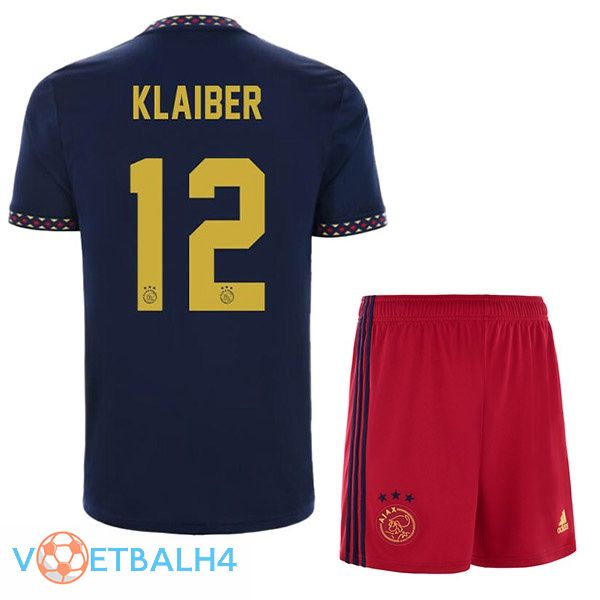 AFC Ajax (Klaiber 12) kinderen voetbal jerseys uit zwart 2022-2023