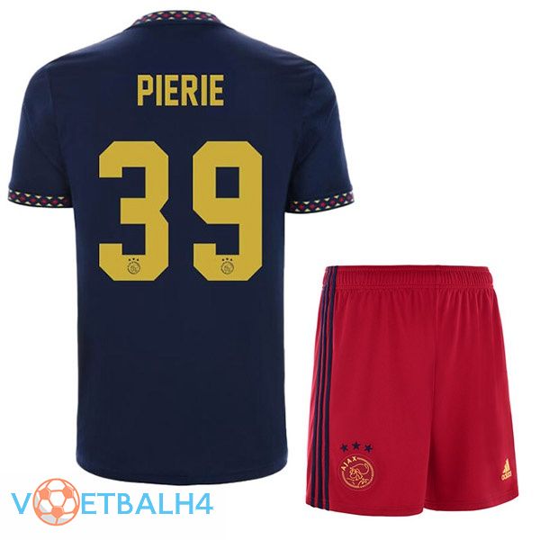 AFC Ajax (Pierie 39) kinderen voetbal jerseys uit zwart 2022-2023