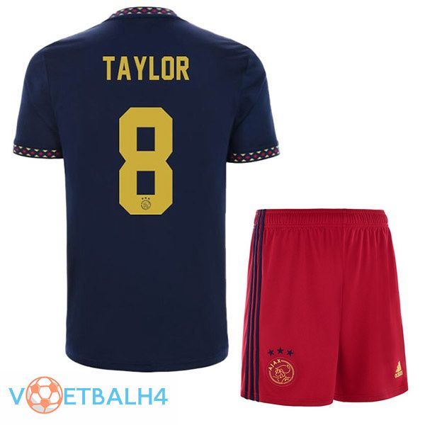 AFC Ajax (Taylor 8) kinderen voetbal jerseys uit zwart 2022-2023