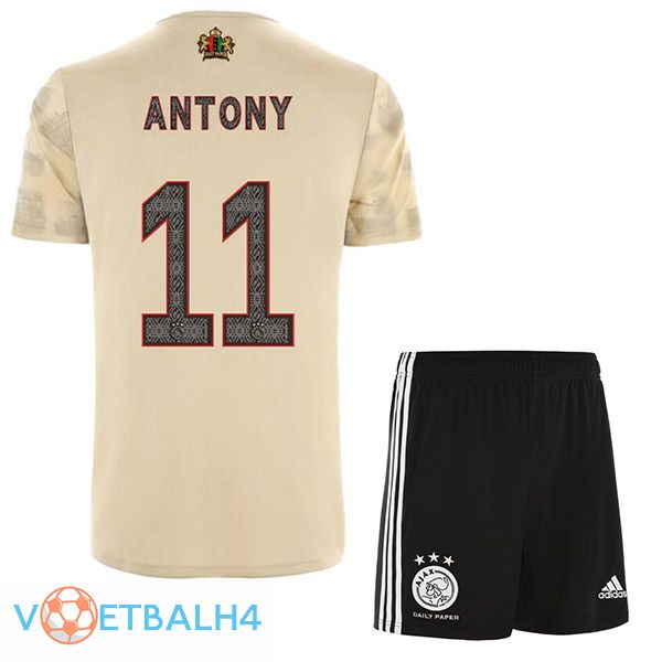 AFC Ajax (Antony 11) kinderen voetbal jerseys derde Marron 2022-2023