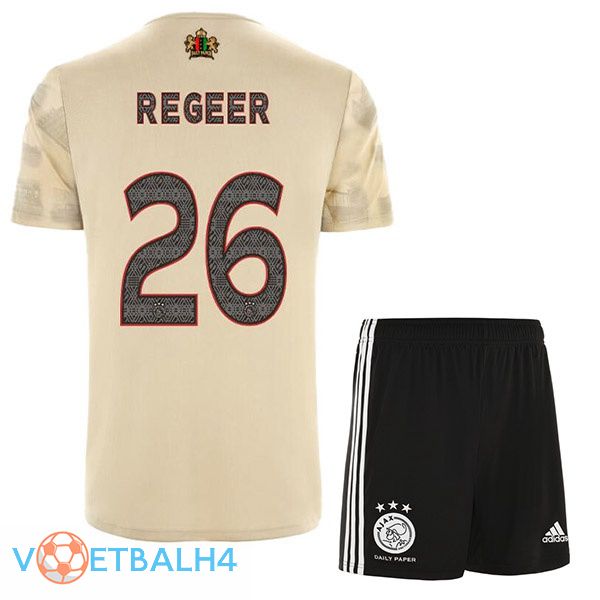 AFC Ajax (Regeer 26) kinderen voetbal jerseys derde Marron 2022-2023