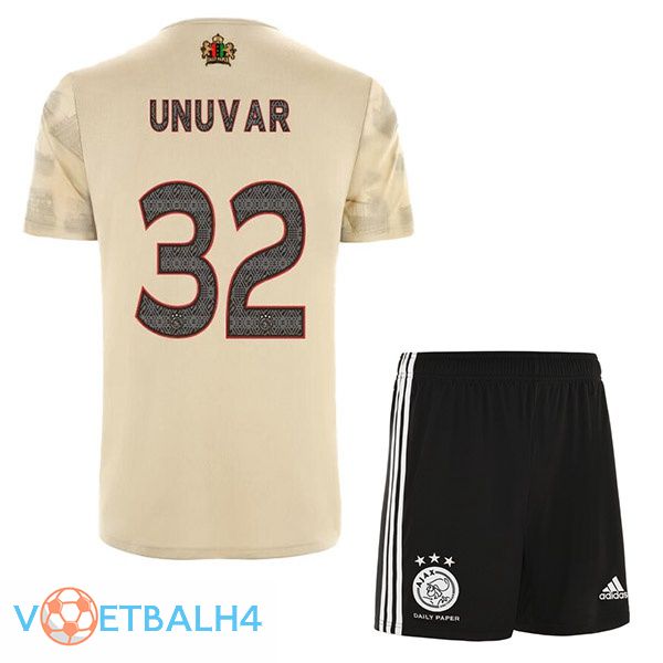 AFC Ajax (Unuvar 32) kinderen voetbal jerseys derde Marron 2022-2023