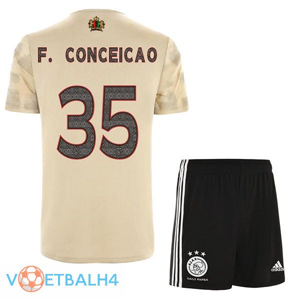 AFC Ajax (F. Conceicao 35) kinderen voetbal jerseys derde Marron 2022-2023