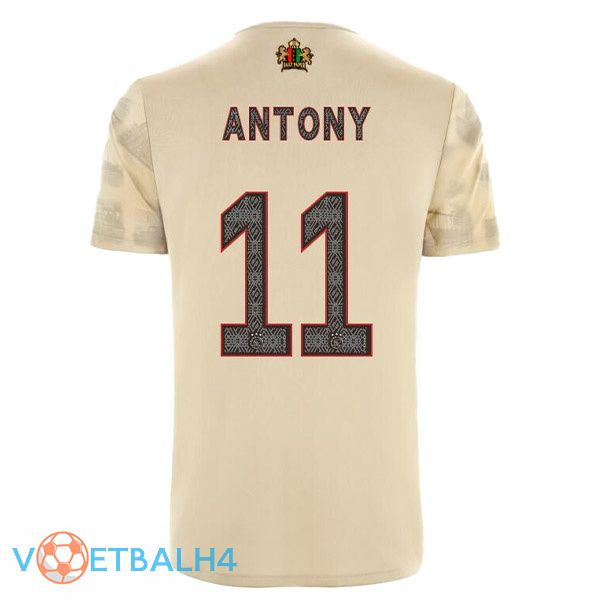 AFC Ajax (Antony 11) voetbal jerseys derde Marron 2022-2023