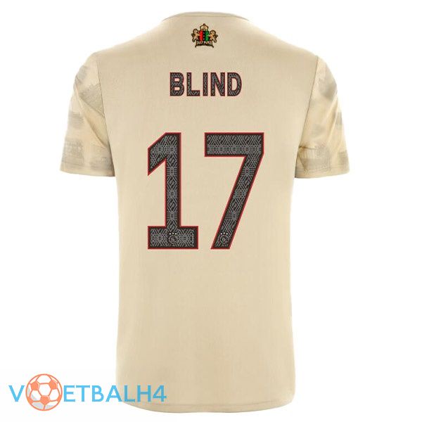 AFC Ajax (Blind 17) voetbal jerseys derde Marron 2022-2023