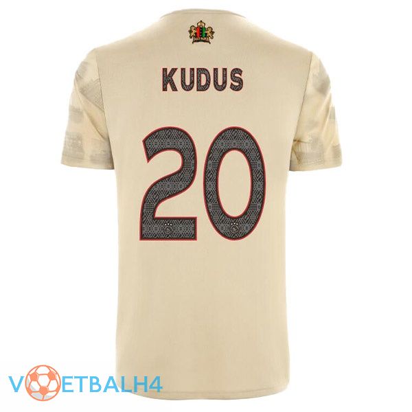 AFC Ajax (Kudus 20) voetbal jerseys derde Marron 2022-2023