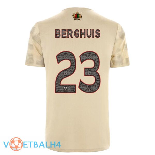 AFC Ajax (Berghuis 23) voetbal jerseys derde Marron 2022-2023