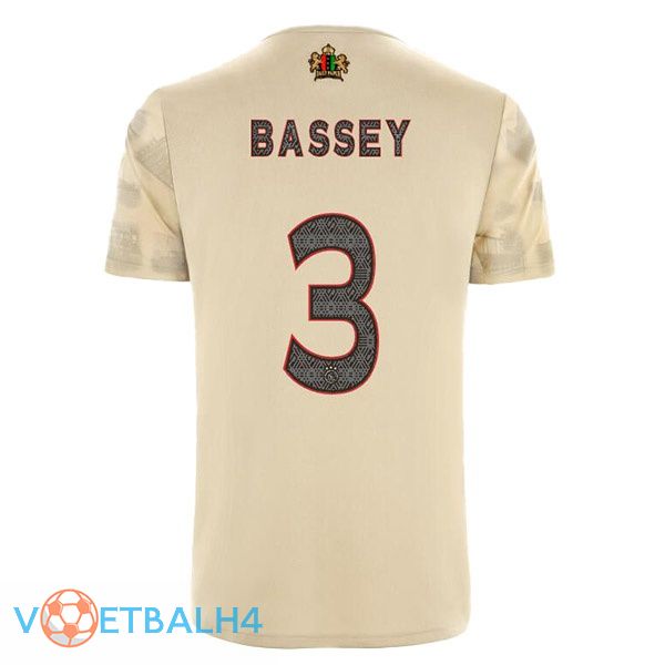 AFC Ajax (Bassey 3) voetbal jerseys derde Marron 2022-2023