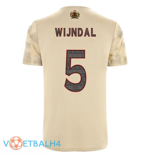 AFC Ajax (Wijndal 5) voetbal jerseys derde Marron 2022-2023