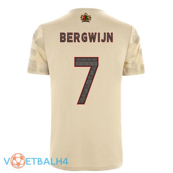 AFC Ajax (Bergwijn 7) voetbal jerseys derde Marron 2022-2023