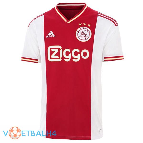 AFC Ajax voetbal jerseys thuis wit rood 2022-2023