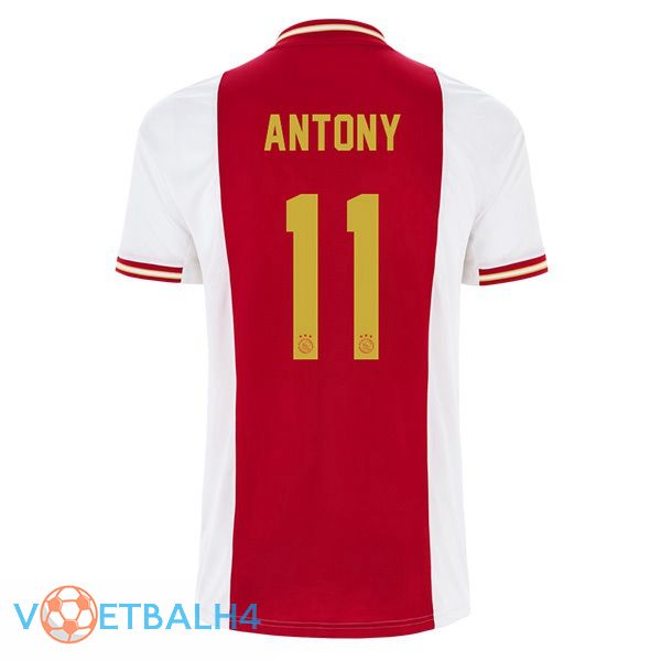 AFC Ajax (Antony 11) voetbal jerseys thuis wit rood 2022-2023