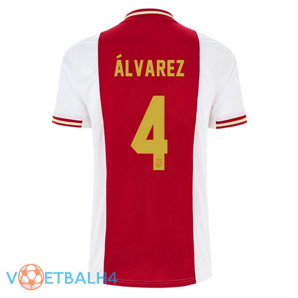 AFC Ajax (Álvarez 4) voetbal jerseys thuis wit rood 2022-2023