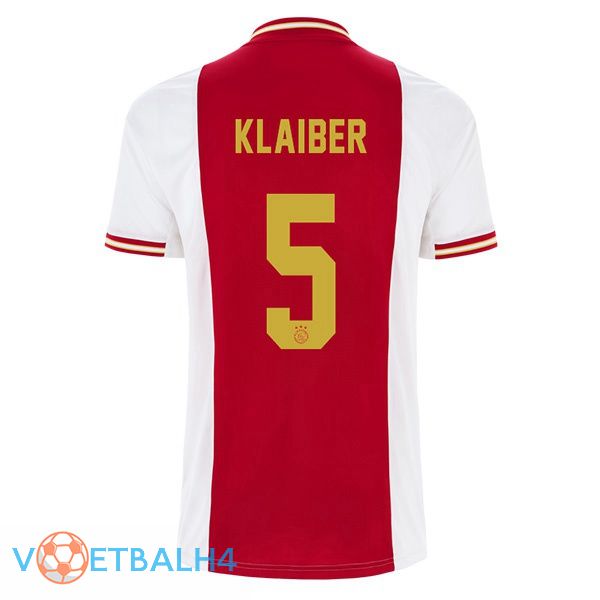 AFC Ajax (Klaiber 5) voetbal jerseys thuis wit rood 2022-2023