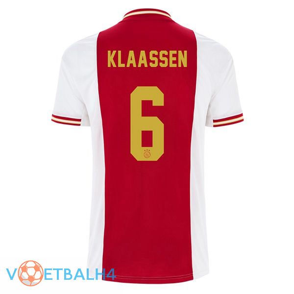 AFC Ajax (Klaassen 6) voetbal jerseys thuis wit rood 2022-2023