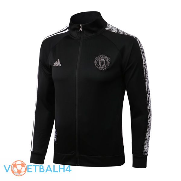 Manchester United Trainingsjacke zwart 2022/2023