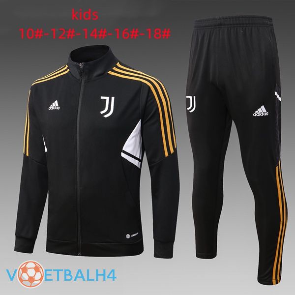 Suit Juventus kinderen Trainingsjaspak zwart 2022/2023