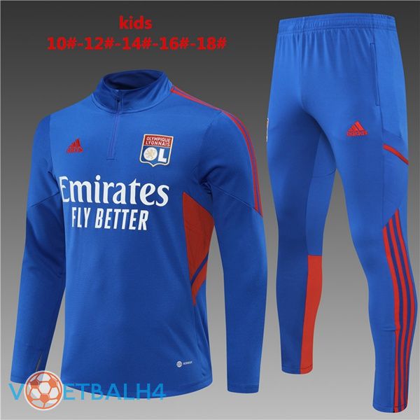 Lyon OL trainingspak kinderen blauw 2022/2023