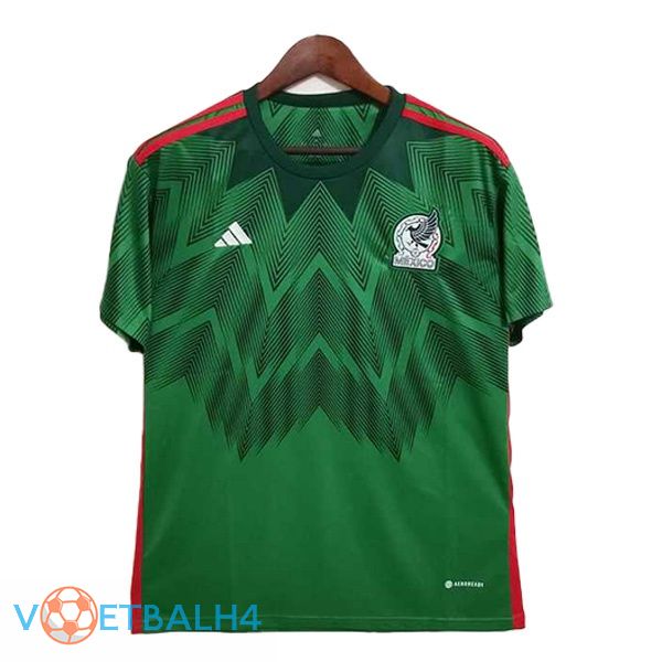 Mexico jersey thuis groente versie lek wereldbeker 2022