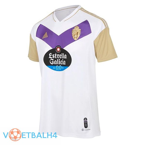 Real Valladolid voetbal jersey derde wit 2022/2023