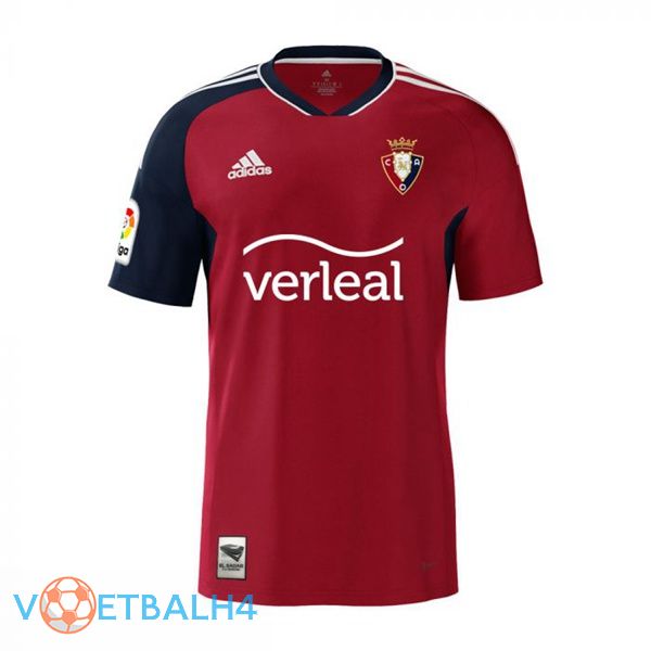 CA Osasuna voetbal jersey thuis rood 2022/2023