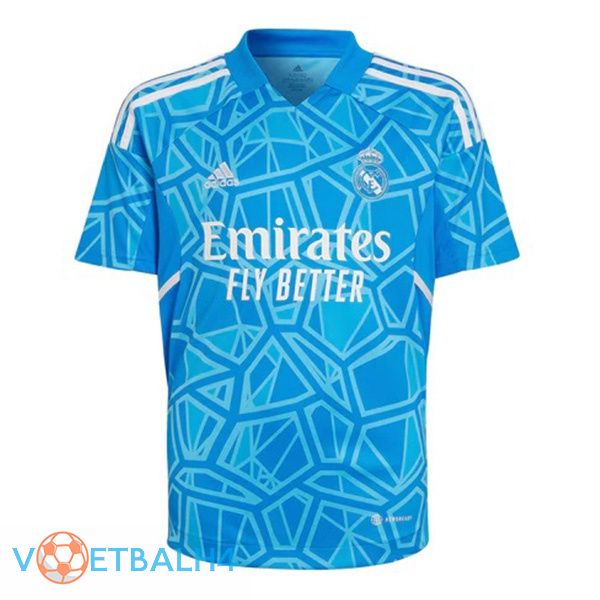 Real Madrid doelman jersey blauw 2022/2023