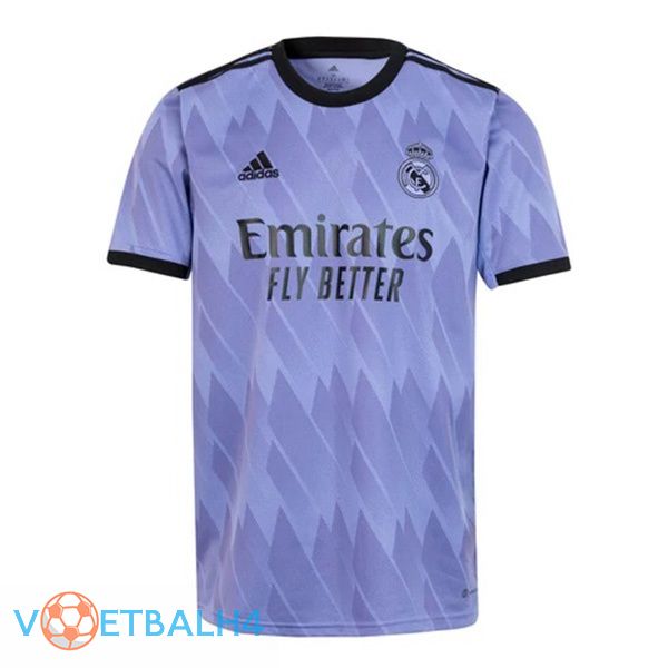 Real Madrid voetbal jerseys uit paars 2022-2023