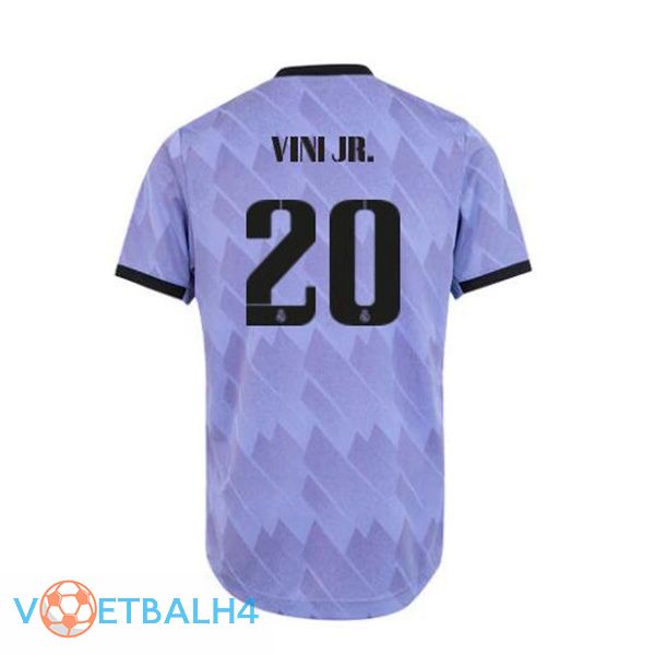 Real Madrid (Vini Jr. 20) voetbal jerseys uit paars 2022-2023